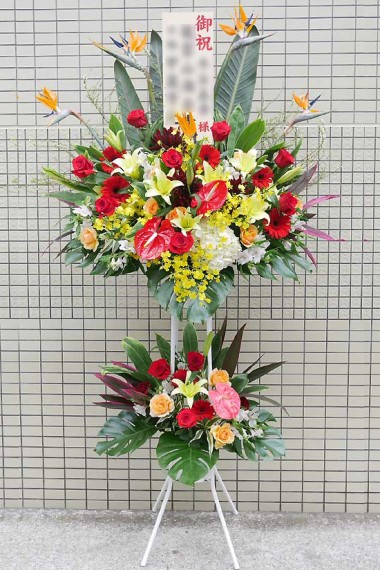 スタンド花2段(デラックス)